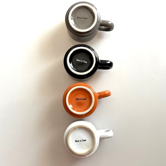 THAKFUL BLESSED ESPRESSO CUPS STACKED IN STAND SET OF 4 - Picture 7 of 13